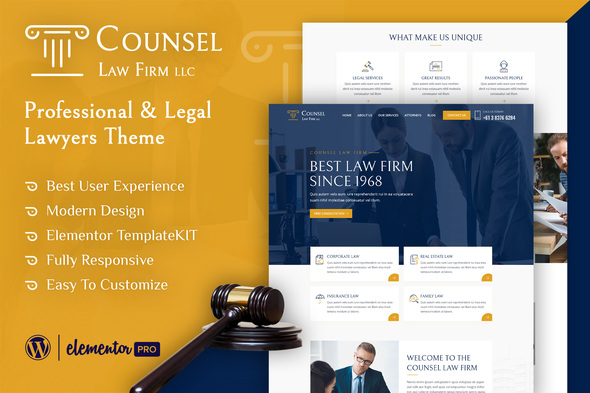 Counsel - Law - ThemeForest 32794150