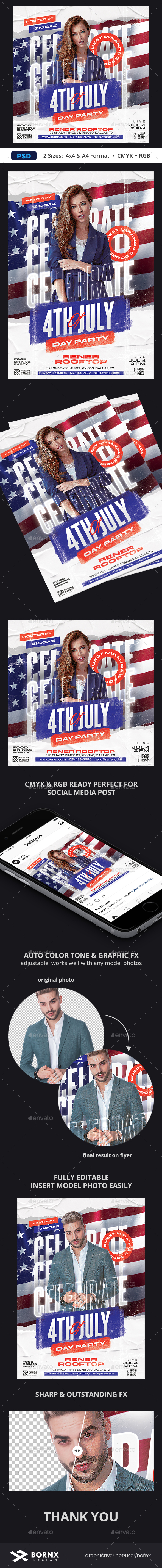 Independence Day Party Flyer