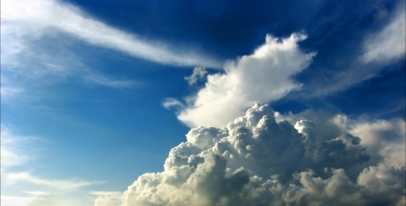 Cumulus Clouds Time Lapse