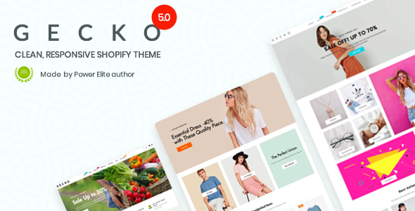 Gecko 5.0 - Responsive Shopify Theme - RTL support