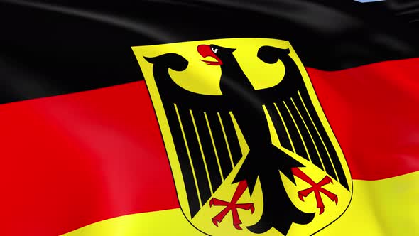 Germany Coat of Arms Flag