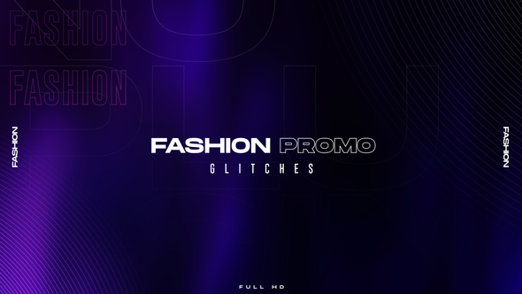 Fashion Glitch Promo - VideoHive 32809959
