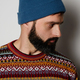 Bearded hipster wearing blue beanie and colored jumper - PhotoDune Item for Sale