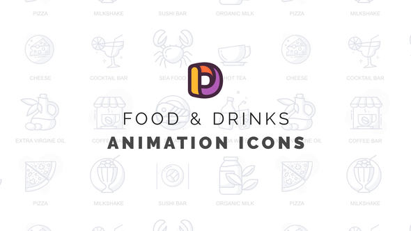 FoodDrinks - Animation - VideoHive 32812430