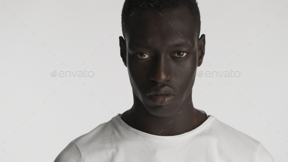 Black African American Man Portrait Face., People Stock Footage ft. african  & black man - Envato Elements