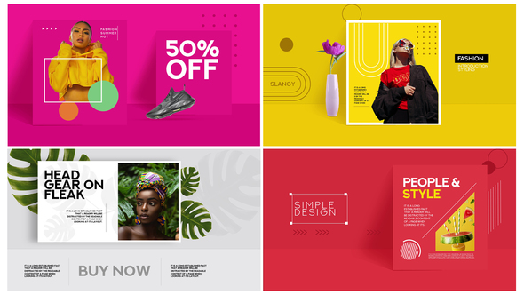 Minimal Colorful Poster - VideoHive 32764661