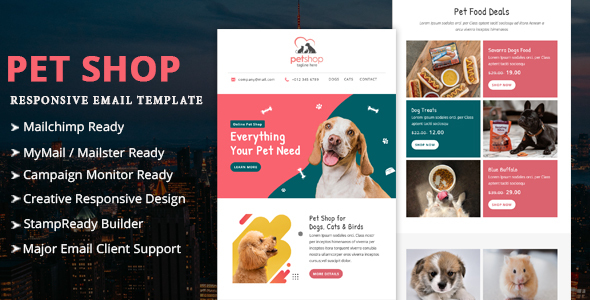 Pet Shop - Multipurpose Responsive Email Template