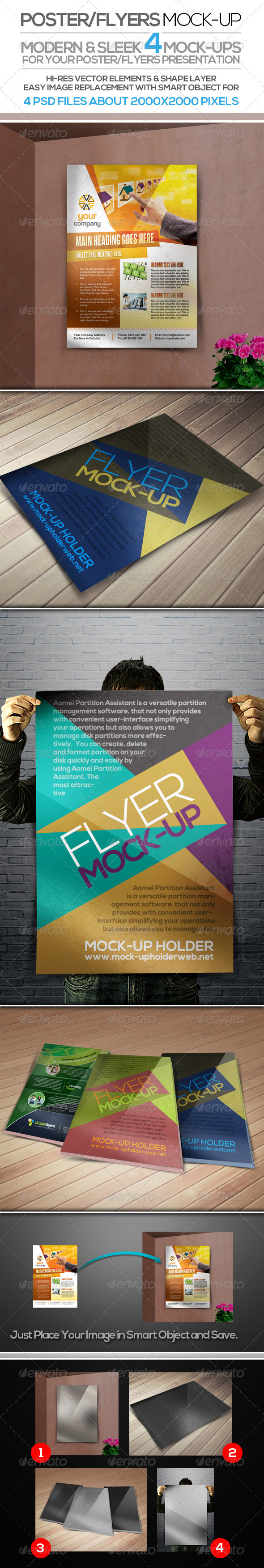 Flyer/Poster Mock-up - Flyers Print