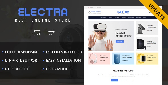 Electra - OpenCart - ThemeForest 20935502