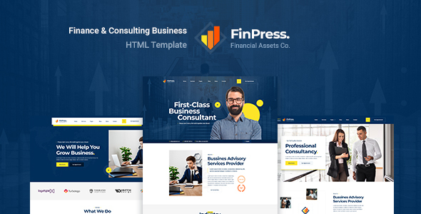 Exceptional Finpress - Business Consulting HTML Template
