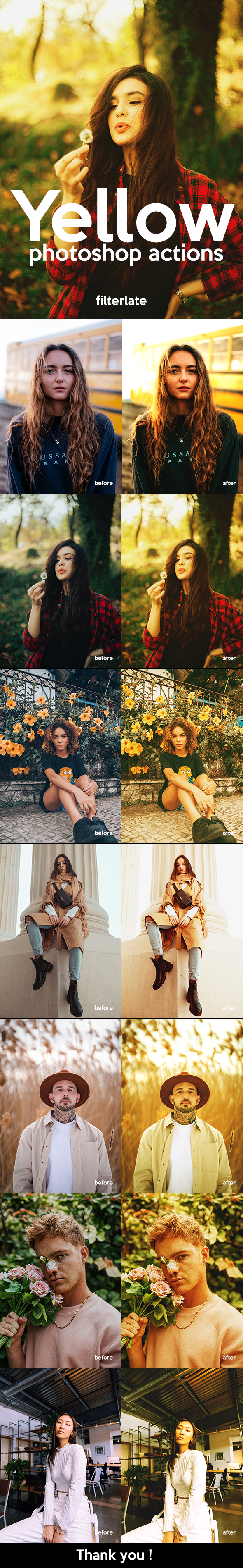 [DOWNLOAD]Yellow Actions Photoshop