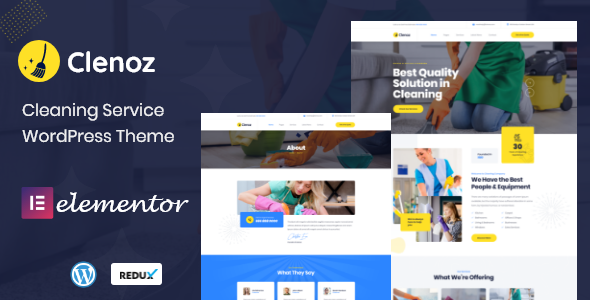 Clenoz - Cleaning - ThemeForest 27230614