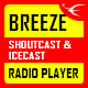 Breeze – Shoutcast and Icecast HTML5 Radio Player With History