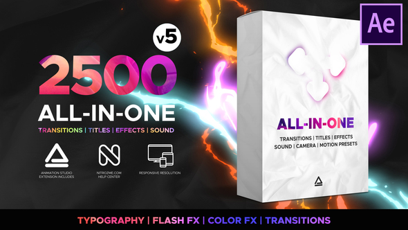 Nitrozme Transitions Library - VideoHive 23955941
