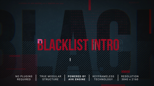 Blacklist IntroSlideshow - VideoHive 31198788