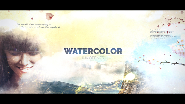 Watercolor Ink - VideoHive 21117056