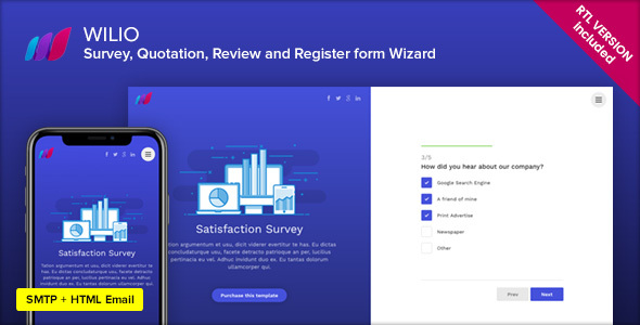 Wilio - Survey - ThemeForest 22864819