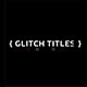 Modern Glitch Titles - VideoHive Item for Sale