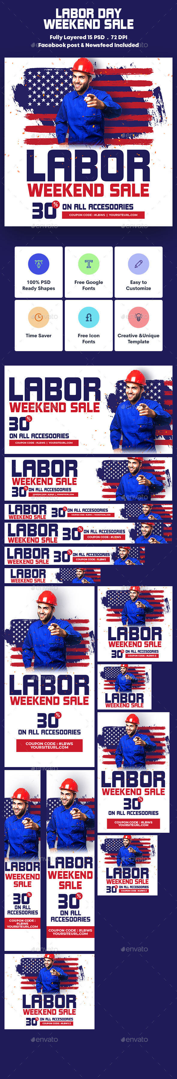 [DOWNLOAD]Labor Day Weekend Sale Banners Ad