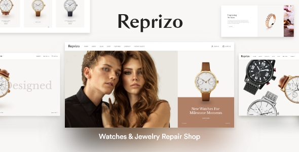 Reprizo - Jewelry & Watch Shop WordPress Theme 