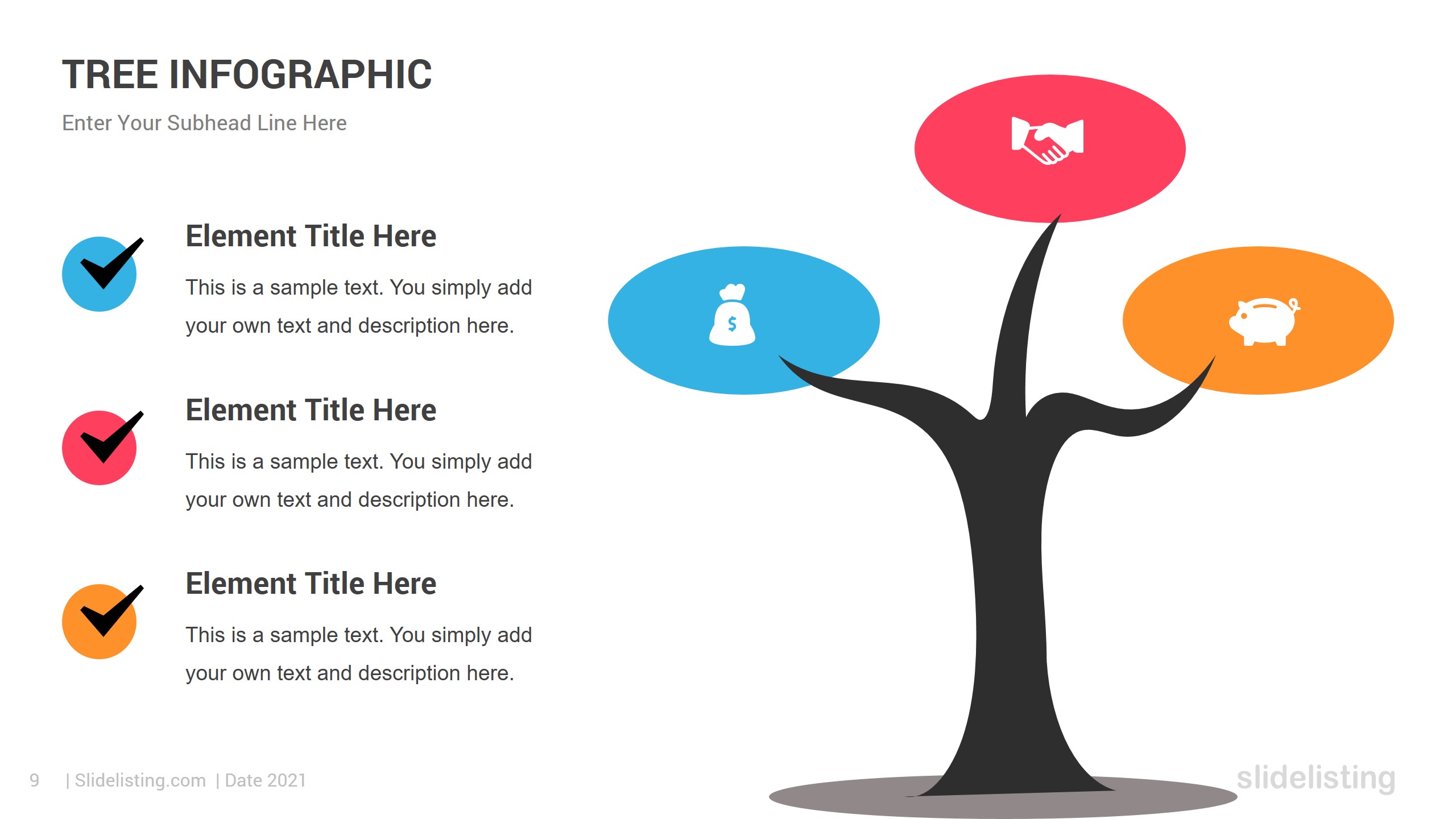 Tree Infographic PowerPoint Template, Presentation Templates | GraphicRiver
