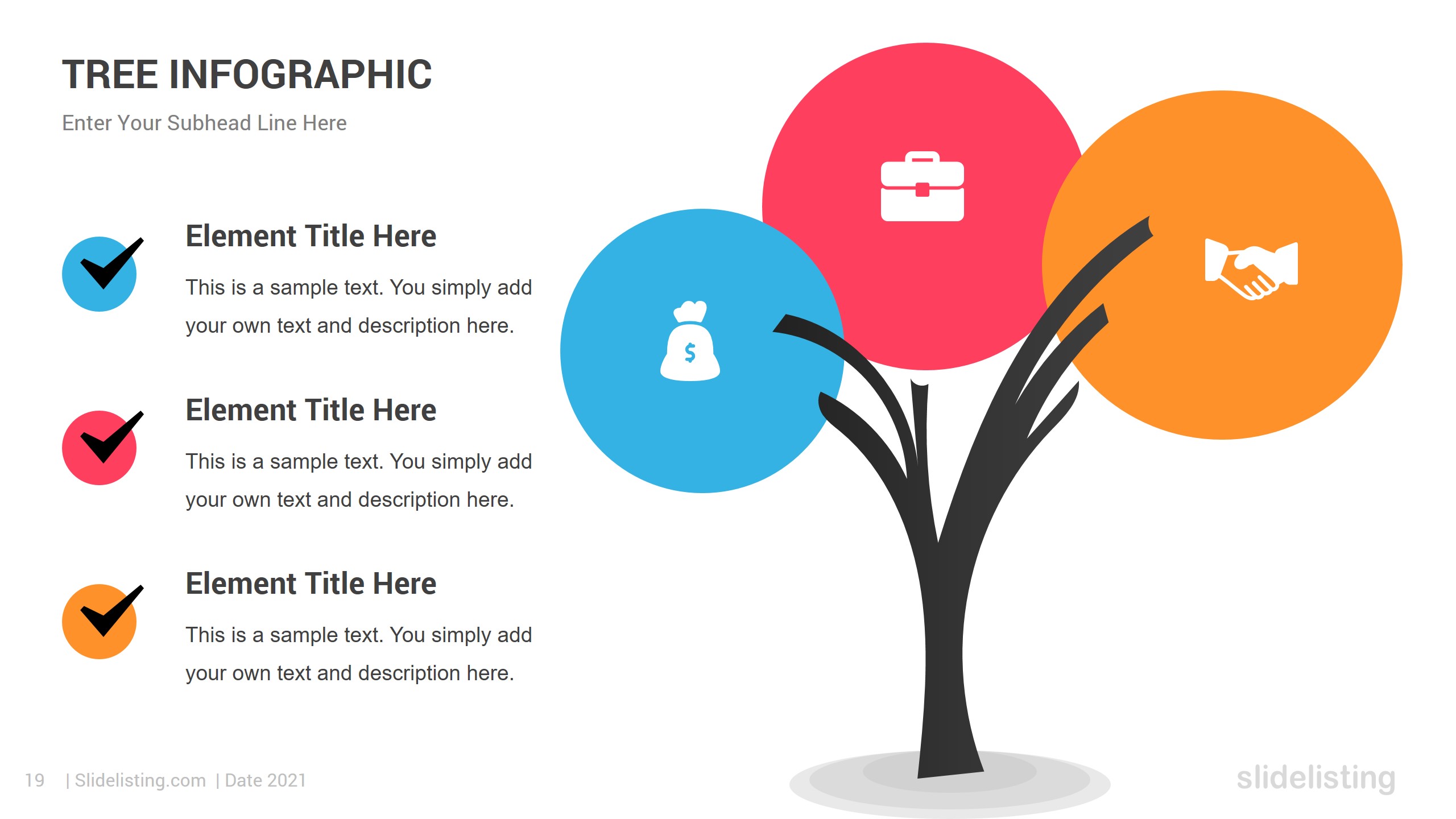 Tree Infographic PowerPoint Template, Presentation Templates | GraphicRiver