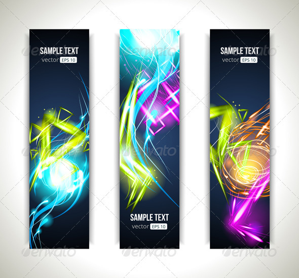 Set of Vector Labels - Backgrounds Business