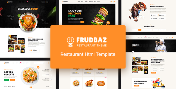 Marvelous Frudbaz - Restaurant HTML Template