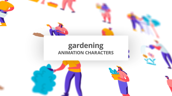 Gardening - Character - VideoHive 32842647