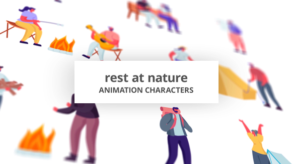 Rest at Nature - Character Set