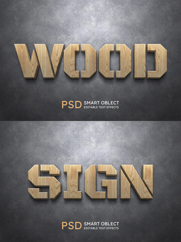 [DOWNLOAD]WOOD Text Effect Style