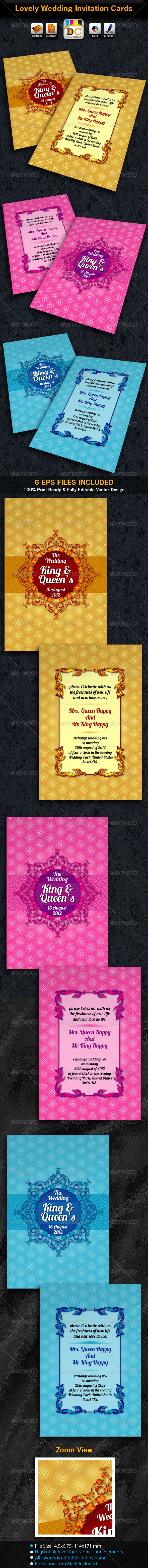 Lovely Wedding/Marriage Invitation Card Sets - Weddings Cards & Invites