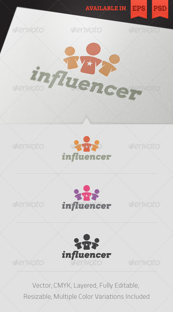 Social Influencer Logo Template V2 - Abstract Logo Templates
