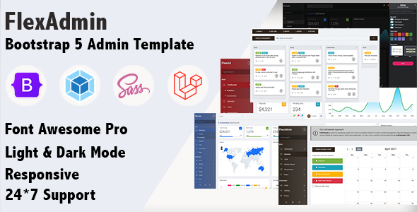 FlexAdmin -  Bootstrap 5 Admin Template