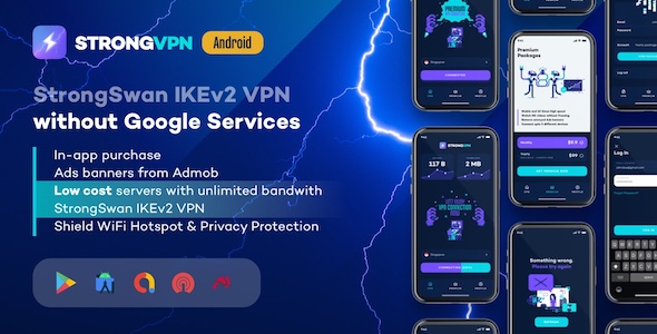 StrongVPN v1.1.0 - StrongSwan IKEv2 VPN stable & free VPN proxy for iOS - Vara Script