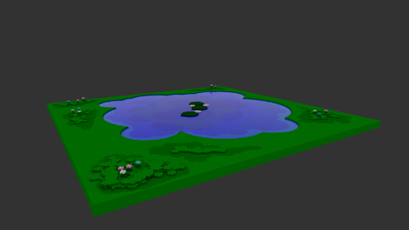 Voxel Pond - 3Docean 32859553