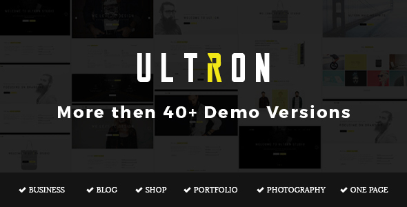 Ultron - Responsive - ThemeForest 16360977