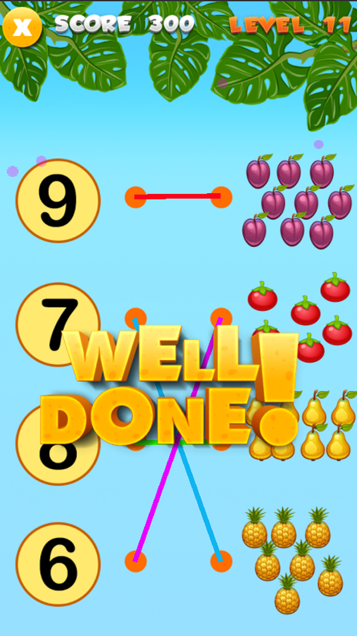 Match By Count Game (Construct 3 C3P HTML5) Kids Educational Game