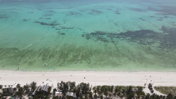 Indian Ocean Near the Shore of Zanzibar Tanzania alt