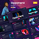 Opponent – Cyberpunk & Neon Google Slides Template