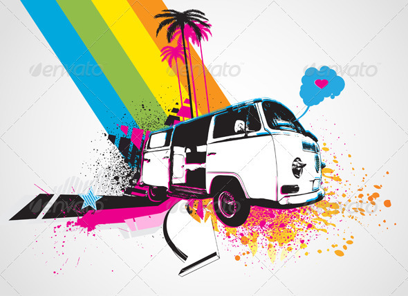 Decorative urban background - Backgrounds Decorative
