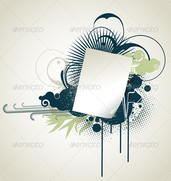 Urban background - Borders Decorative