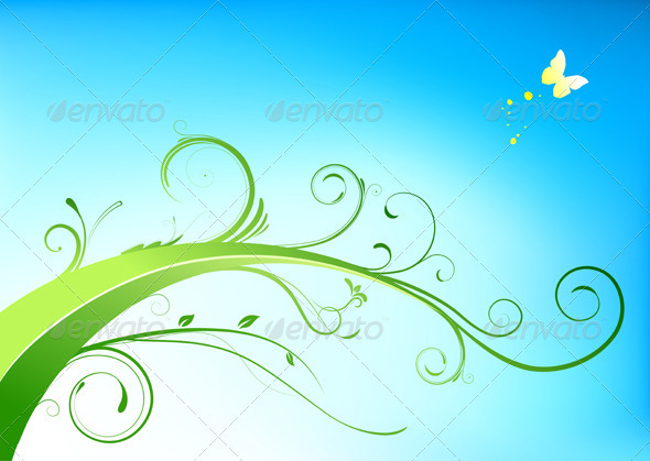 Floral background - Decorative Vectors