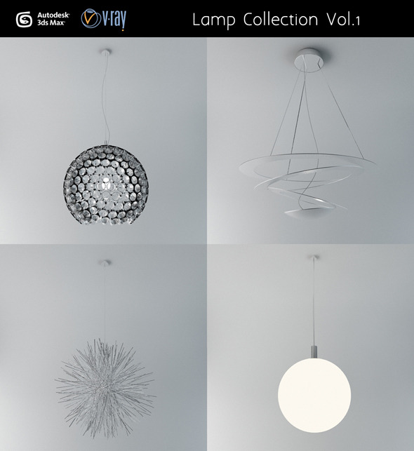 Ceiling lamp Collection - 3Docean 3003860