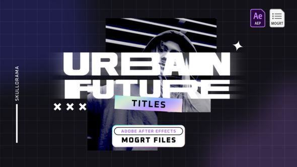 Urban Future Titles - VideoHive 32862178