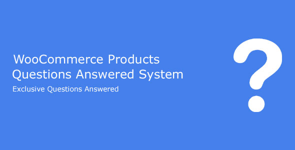 WooCommerce Products Questions Answered System