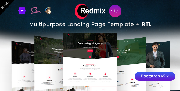 Redmix - IT - ThemeForest 23048423