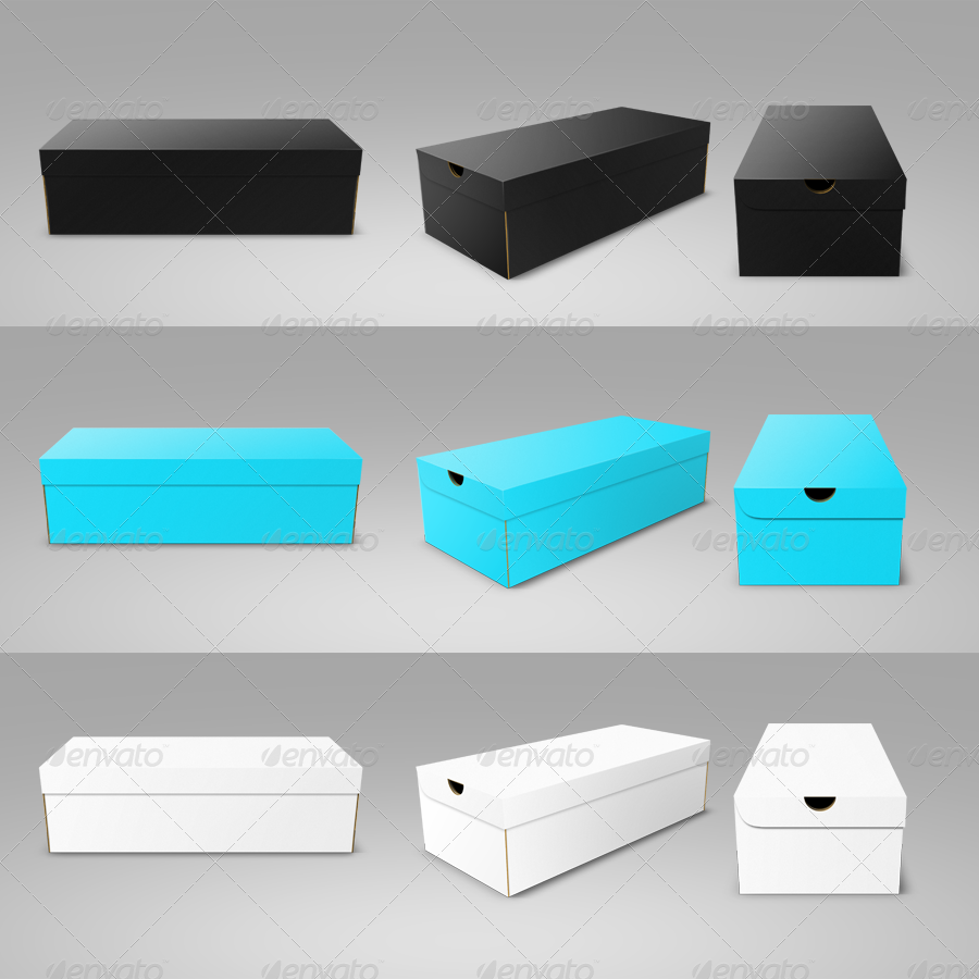 Download Shoe Box Mockup By Gormh Graphicriver