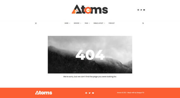 Atoms - Blog Magazine Elementor Template Kit
