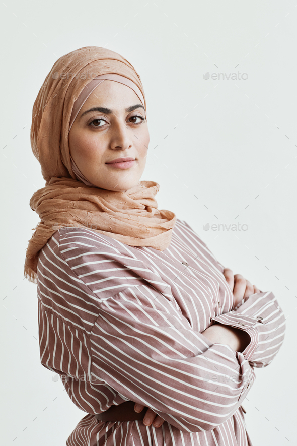 Confident Middle Eastern Woman Stock Photo